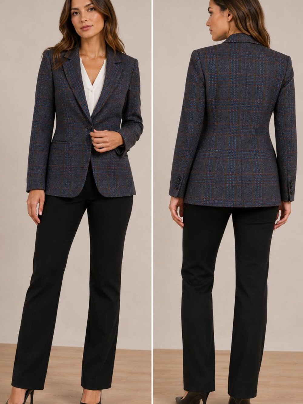 Vintage Gorgio Saint' Angelo women's Pure wool Blazer -Size 6